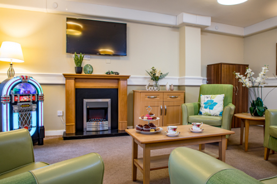Lounge at Ash Grange Care Home